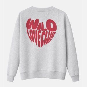 ❤️ NWT Wilo Love Club Oversized Crewneck Sweatshirt